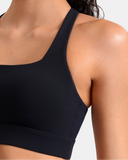 Dreamlux® Square Neck Cross-Back Sports Bra