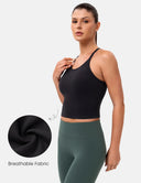 Sculptiva Sleeveless Workout Tank w/ Built-in Bras