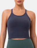 Sculptiva Sleeveless Workout Tank w/ Built-in Bras