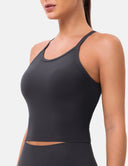 Sculptiva Sleeveless Workout Tank w/ Built-in Bras