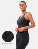 Sculptiva Sleeveless Workout Tank w/ Built-in Bras