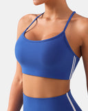 Dreamlux Y-Back Adjustable Sports Bra w/ Side Stripes