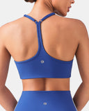 Dreamlux® Y-Back Adjustable Sports Bra w/ Side Stripes