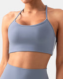 Dreamlux® Y-Back Adjustable Sports Bra w/ Side Stripes