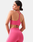 Dreamlux® Y-Back Adjustable Sports Bra w/ Side Stripes