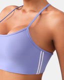 Dreamlux® Y-Back Adjustable Sports Bra w/ Side Stripes