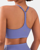 Dreamlux® Y-Back Adjustable Sports Bra w/ Side Stripes