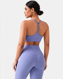 Dreamlux® Y-Back Adjustable Sports Bra w/ Side Stripes