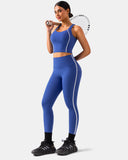 Dreamlux® High Waisted No Front Seam 25" Legging w/ Contrast Trim