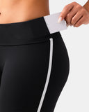 Dreamlux® High Waisted No Front Seam 25" Legging w/ Contrast Trim