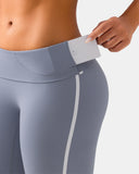 Dreamlux® High Waisted No Front Seam 25" Legging w/ Contrast Trim