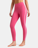 Dreamlux High Waisted No Front Seam 25" Yoga Legging w/ Contrast Trim