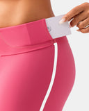 Dreamlux® High Waisted No Front Seam 25" Legging w/ Contrast Trim