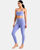 Dreamlux® High Waisted No Front Seam 25" Legging w/ Contrast Trim