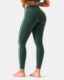 Dreamlux High Waisted No Front Seam 25" Yoga Legging w/ Contrast Trim