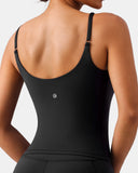 Dreamlux® V-Neck U-Back Cami w/ Adjustable Straps
