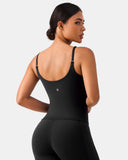 Dreamlux® V-Neck U-Back Cami w/ Adjustable Straps