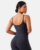 Dreamlux® V-Neck U-Back Cami w/ Adjustable Straps