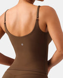 Dreamlux® V-Neck U-Back Cami w/ Adjustable Straps