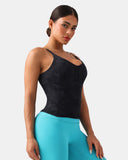 Dreamlux® V-Neck U-Back Cami w/ Adjustable Straps