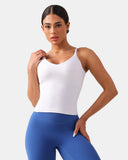 Dreamlux® V-Neck U-Back Cami w/ Adjustable Straps