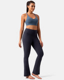 Dreamlux High Waisted No Front Seam Flare Legging 27.5" - Petite