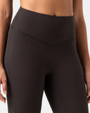 Dreamlux High Waisted No Front Seam Flare Legging 27.5" - Petite