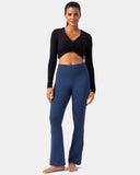 Dreamlux High Waisted No Front Seam Flare Legging 29.5" - Standard