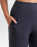 Dreamlux Wide Leg High Waisted Ultra Soft 27.5" Daily Pant - Petite