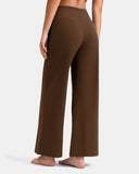 Dreamlux Wide Leg High Waisted Ultra Soft 27.5" Daily Pant - Petite