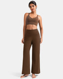 Dreamlux Wide Leg High Waisted Ultra Soft 27.5" Daily Pant - Petite