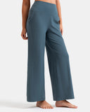 Dreamlux Wide Leg High Waisted Ultra Soft 27.5" Daily Pant - Petite