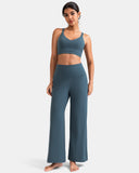Dreamlux Wide Leg High Waisted Ultra Soft 27.5" Daily Pant - Petite
