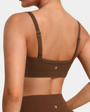 Sculptiva® Wireless Sports Bra w/ Adjustable Straps