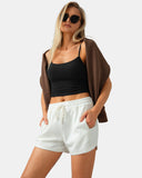 Lounge-Shorts aus Modal mit Kordelzug und Taschen