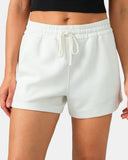 Shorts lounge de modal con cordón y bolsillos
