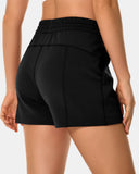 Shorts lounge de modal de 4" con bolsillos