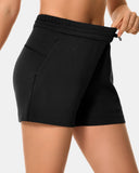 Shorts lounge de modal de 4" con bolsillos