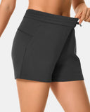 Shorts lounge de modal de 4" con bolsillos
