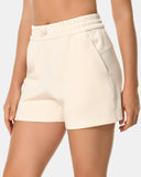 Shorts lounge de modal de 4" con bolsillos