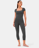 Essential High Waisted No-Roll 21" Sports Legging w/ Pockets
