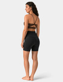 Essential High Waisted No-Roll 6" Sports Shorts w/ Pockets
