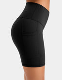Essential High Waisted No-Roll 6" Sports Shorts w/ Pockets
