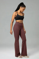 Leggings acampanados cruzados Dreamlux de 29,5"