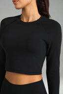 Dreamlux Long Sleeve Cropped Workout Shirt