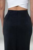 Velvra Modal Streamline Midi Skirt w/ Pockets