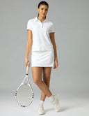 Dreamlux High Waisted Seamless Work Skirt w/ Built-in Shorts & Pockets