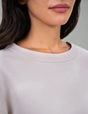 Velvra Modal Fleece Crewneck Sweatshirt w/ Thumb Holes