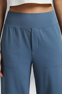 Dreamlux Mid Waisted Cropped Wide Leg Pant