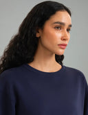 Velvra Modal Fleece Crewneck Sweatshirt w/ Thumb Holes